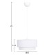 ΦΩΤΙΣΤΙΚΟ ΟΡΟΦΗΣ ΚΥΛΙΝΔΡΙΚΟ KRIKS HM4707.01 PVC ΣΕ ΛΕΥΚΟ Φ30x70Υεκ. ΦΩΤΙΣΤΙΚΟ ΟΡΟΦΗΣ ΚΥΛΙΝΔΡΙΚΟ KRIKS HM4707.01 PVC ΣΕ ΛΕΥΚΟ Φ30x70Υεκ.
