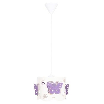 ΦΩΤΙΣΤΙΚΟ ΟΡΟΦΗΣ ΠΑΙΔΙΚΟ LEPTIR HM4705.02 ΜΕΤΑΛΛΙΚΟ ΜΩΒ-ΛΕΥΚΟ Φ23x70Υεκ.