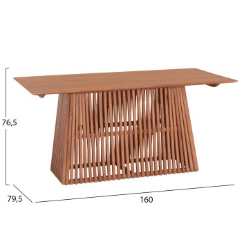 ΣΕΤ ΤΡΑΠΕΖΑΡΙΑΣ 5ΤΜΧ RENLY HM21078.02 ΟΡΘΟΓΩΝΙΟ ΤΡΑΠΕΖΙ & 4 ΚΑΡΕΚΛΕΣ