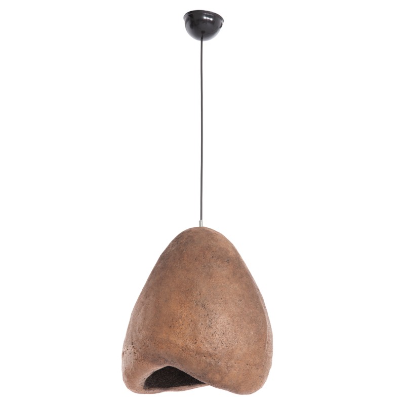 ΦΩΤΙΣΤΙΚΟ ΟΡΟΦΗΣ ΜΕ ΟΨΗ ΠΕΤΡΑΣ STONER (S) HM4417 ΣΚΟΥΡΟ ΜΠΕΖ 37x30x45Υεκ.