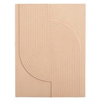 ΠΙΝΑΚΑΣ ΟΡΘΟΓΩΝΙΟΣ ΣΕΙΡΑ SANTORINI HM4521 MDF ΣΕ ΜΠΕΖ ΧΡΩΜΑ 60x4(πάχος)x80Υεκ.