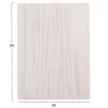 ΠΙΝΑΚΑΣ ΟΡΘΟΓΩΝΙΟΣ ΣΕΙΡΑ SANTORINI HM4518 MDF ΣΕ ΥΠΟΛΕΥΚΟ ΧΡΩΜΑ 60x4(πάχος)x80Υεκ.