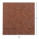 ΠΙΝΑΚΑΣ ΤΕΤΡΑΓΩΝΟΣ ΣΕΙΡΑ SANTORINI HM4524 MDF ΣΕ ΚΑΦΕ ΧΡΩΜΑ 80x5(πάχος)x80Υεκ. ΠΙΝΑΚΑΣ ΤΕΤΡΑΓΩΝΟΣ ΣΕΙΡΑ SANTORINI HM4524 MDF ΣΕ ΚΑΦΕ ΧΡΩΜΑ 80x5(πάχος)x80Υεκ.