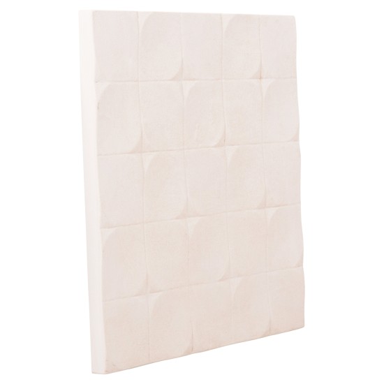 ΠΙΝΑΚΑΣ ΤΕΤΡΑΓΩΝΟΣ ΣΕΙΡΑ SANTORINI HM4516 MDF ΣΕ ΥΠΟΛΕΥΚΟ ΧΡΩΜΑ 80x4,5(πάχος)x80Υεκ.