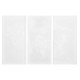ΠΙΝΑΚΑΣ 3-ΠΤΥΧΟΣ WORLD MAP SANTORINI HM4504 MDF ΣΕ ΥΠΟΛΕΥΚΟ ΧΡΩΜΑ 180x4(πάχος)x120Υεκ.