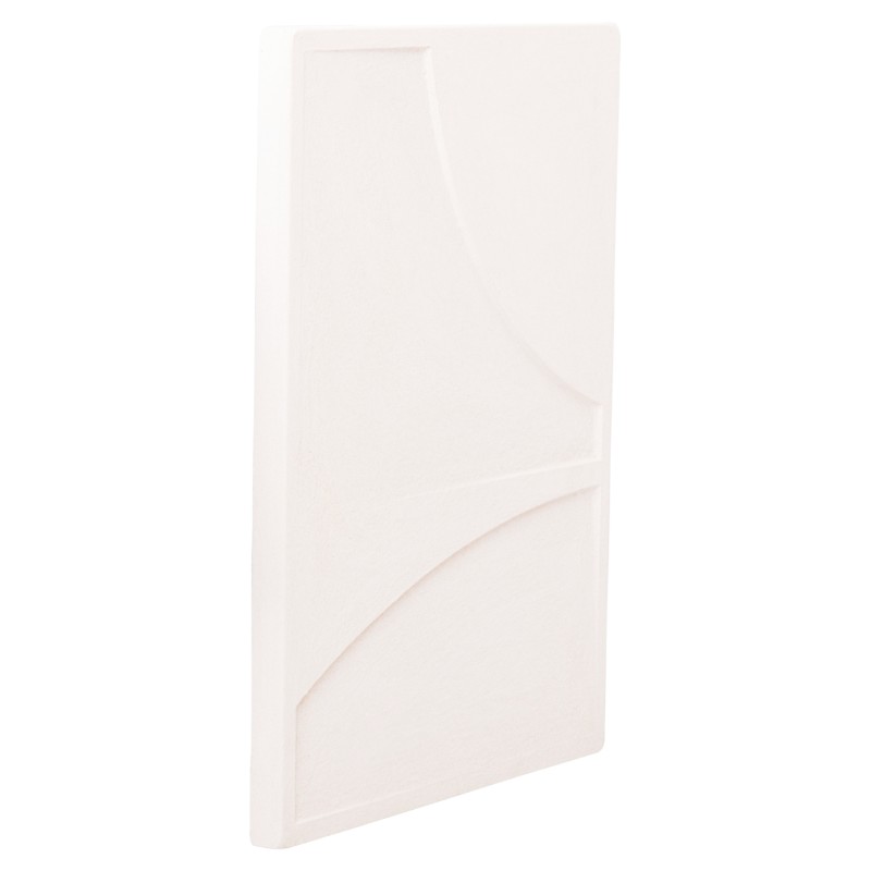 ΠΙΝΑΚΑΣ ΟΡΘΟΓΩΝΙΟΣ ΣΕΙΡΑ SANTORINI HM4509 MDF ΥΠΟΛΕΥΚΟ ΧΡΩΜΑ 60x4(πάχος)x80Υεκ.