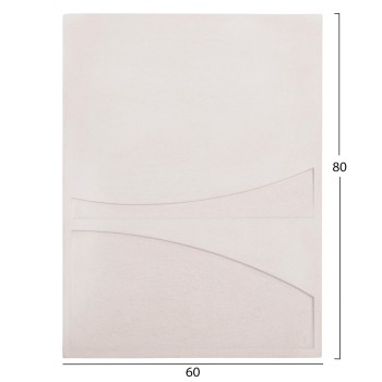 ΠΙΝΑΚΑΣ ΟΡΘΟΓΩΝΙΟΣ ΣΕΙΡΑ SANTORINI HM4510 MDF ΣΕ ΥΠΟΛΕΥΚΟ ΧΡΩΜΑ 60x4(πάχος)x80Υεκ.