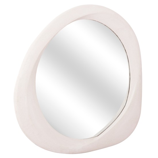 ΚΑΘΡΕΠΤΗΣ ΤΟΙΧΟΥ ΟΒΑΛ ΣΕΙΡΑ SANTORINI HM4511 MDF ΣΕ ΥΠΟΛΕΥΚΟ 82x3,5x74Υεκ