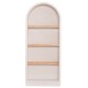ΡΑΦΙΕΡΑ ΣΕΙΡΑ SANTORINI HM18044 MDF ΥΠΟΛΕΥΚΟ-ΡΑΦΙΑ ΞΥΛΟ ΕΛΑΤΟΥ ΦΥΣΙΚΟ 80x38x188,5Υεκ.