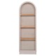 ΡΑΦΙΕΡΑ ΣΕΙΡΑ SANTORINI HM18045 MDF ΥΠΟΛΕΥΚΟ-ΡΑΦΙΑ ΞΥΛΟ ΕΛΑΤΟΥ ΦΥΣΙΚΟ 60x38,5x179Υεκ.