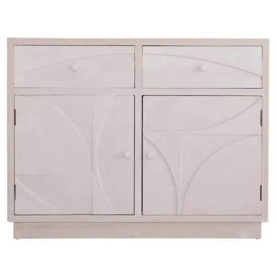 ΜΠΟΥΦΕΣ ΣΕΙΡΑ SANTORINI HM18046 MDF ΣΕ ΥΠΟΛΕΥΚΟ ΧΡΩΜΑ-2 ΣΥΡΤΑΡΙΑ & 2 ΠΟΡΤΕΣ 107x38x82,5Υεκ.