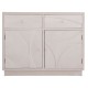 ΜΠΟΥΦΕΣ ΣΕΙΡΑ SANTORINI HM18046 MDF ΣΕ ΥΠΟΛΕΥΚΟ ΧΡΩΜΑ-2 ΣΥΡΤΑΡΙΑ & 2 ΠΟΡΤΕΣ 107x38x82,5Υεκ.