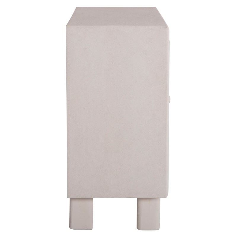 ΜΠΟΥΦΕΣ ΣΕΙΡΑ SANTORINI HM18048 MDF ΣΕ ΥΠΟΛΕΥΚΟ ΧΡΩΜΑ-3 ΣΥΡΤΑΡΙΑ & 2 ΠΟΡΤΕΣ 120x38x80Υεκ.