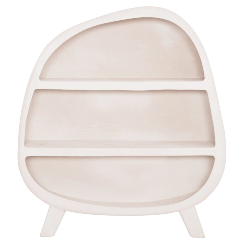 ΡΑΦΙΕΡΑ ΣΕΙΡΑ SANTORINI HM18060.01 MDF ΣΕ ΥΠΟΛΕΥΚΟ ΧΡΩΜΑ 120x38x133Υεκ.