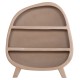 ΡΑΦΙΕΡΑ ΣΕΙΡΑ SANTORINI HM18060.02 MDF ΣΕ ΚΑΦΕ ΧΡΩΜΑ 120x38x133Υεκ.