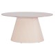 ΤΡΑΠΕΖΙ ΣΑΛΟΝΙΟΥ DUNCAN HM18022.02 ΚΕΡΑΜΙΚΟ TOP-MDF ΒΑΣΗ-ΚΡΕΜ ΛΕΥΚΟ Φ80x41Υεκ.