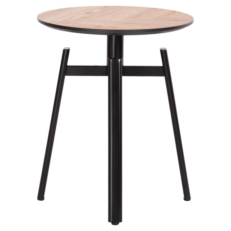 ΒΟΗΘΗΤΙΚΟ ΤΡΑΠΕΖΑΚΙ NORTON HM18036.03 ΜΕΤΑΛΛΙΚΑ ΠΟΔΙΑ ΜΑΥΡΑ-MDF TOP SONAMA Φ45x55,5Υεκ