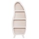 ΡΑΦΙΕΡΑ ΣΕΙΡΑ SANTORINI HM18067 MDF ΣΕ ΥΠΟΛΕΥΚΟ ΧΡΩΜΑ 80x38x196Υεκ.
