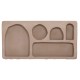ΡΑΦΙ ΤΟΙΧΟΥ ΣΕΙΡΑ SANTORINI HM18063.02 MDF ΣΕ ΚΑΦΕ 120x18x60Υεκ.