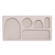 ΡΑΦΙ ΤΟΙΧΟΥ ΣΕΙΡΑ SANTORINI HM18063.01 MDF ΣΕ ΥΠΟΛΕΥΚΟ 120x18x60Υεκ.