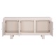 ΜΠΟΥΦΕΣ ΣΕΙΡΑ SANTORINI HM18068 MDF ΣΕ ΥΠΟΛΕΥΚΟ ΧΡΩΜΑ-3 ΠΟΡΤΕΣ 140x38x64Υεκ.