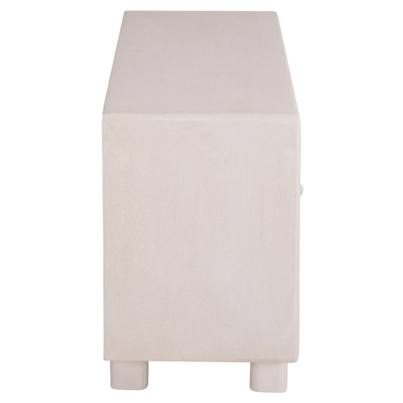 ΜΠΟΥΦΕΣ ΣΕΙΡΑ SANTORINI HM18068 MDF ΣΕ ΥΠΟΛΕΥΚΟ ΧΡΩΜΑ-3 ΠΟΡΤΕΣ 140x38x64Υεκ.