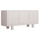 ΜΠΟΥΦΕΣ ΣΕΙΡΑ SANTORINI HM18068 MDF ΣΕ ΥΠΟΛΕΥΚΟ ΧΡΩΜΑ-3 ΠΟΡΤΕΣ 140x38x64Υεκ.