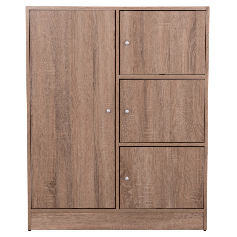 ΝΤΟΥΛΑΠΙ ΜΕ 4 ΑΠΟΘ.ΧΩΡΟΥΣ MATIN HM2479.02 SONAMA OAK ΜΕΛΑΜΙΝΗ 80x39,5x99,5Υεκ.