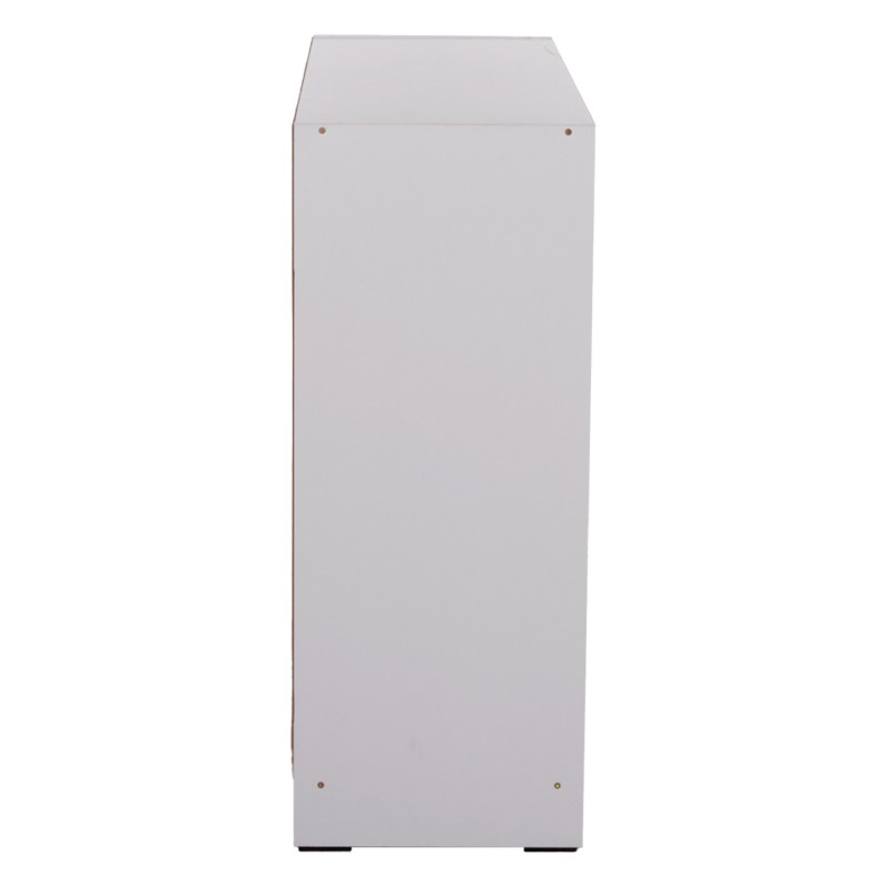 ΝΤΟΥΛΑΠΙ ΜΕ 4 ΑΠΟΘ.ΧΩΡΟΥΣ MATIN HM2480.01 SONAMA OAK-ΛΕΥΚΗ ΜΕΛΑΜΙΝΗ 117x39,5x99,5Υεκ