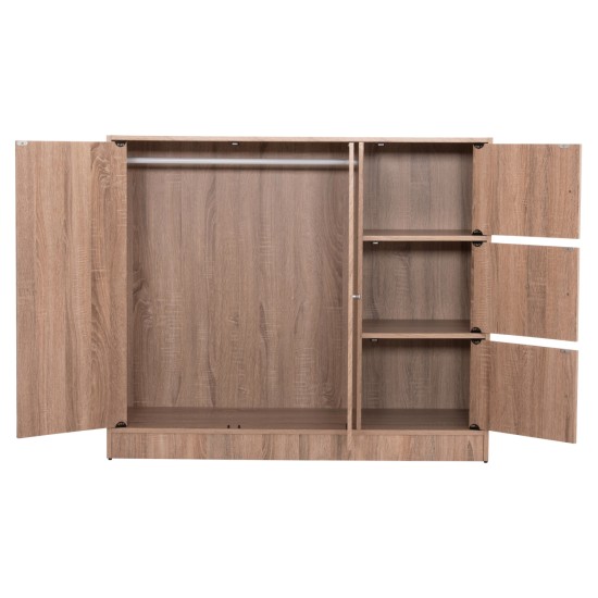 ΝΤΟΥΛΑΠΙ ΜΕ 4 ΑΠΟΘ.ΧΩΡΟΥΣ MATIN HM2480.02 SONAMA OAK ΜΕΛΑΜΙΝΗ 117x39,5x99,5Υεκ