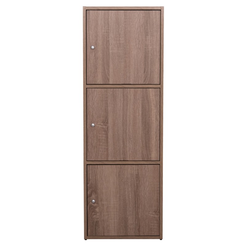 ΝΤΟΥΛΑΠΙ ΜΕ 3 ΑΠΟΘ. ΧΩΡΟΥΣ SORIANO HM9939.11 SONAMA OAK ΜΕΛΑΜΙΝΗ 40x39x119Υεκ.