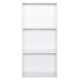 ΡΑΦΙΕΡΑ ΤΟΙΧΟΥ CUBICON HM9941.01 ΛΕΥΚΗ ΜΕΛΑΜΙΝΗ 38,5x23,5x80Υεκ.