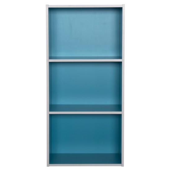ΡΑΦΙΕΡΑ ΤΟΙΧΟΥ CUBICON HM9941.05 ΜΠΛΕ-ΛΕΥΚΗ ΜΕΛΑΜΙΝΗ 38,5x23,5x80Υεκ.