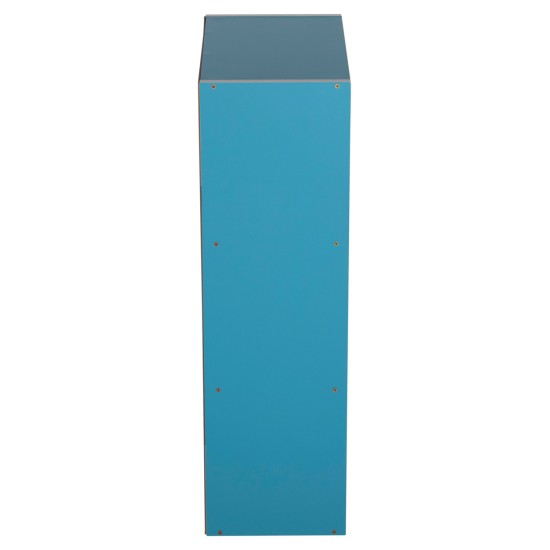 ΡΑΦΙΕΡΑ ΤΟΙΧΟΥ CUBICON HM9941.05 ΜΠΛΕ-ΛΕΥΚΗ ΜΕΛΑΜΙΝΗ 38,5x23,5x80Υεκ.