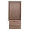 ΝΤΟΥΛΑΠΑ ΜΕ ΣΥΡΤΑΡΙΑ REINA HM2484.11 SONAMA OAK ΜΕΛΑΜΙΝΗ 80x48x183Υεκ.
