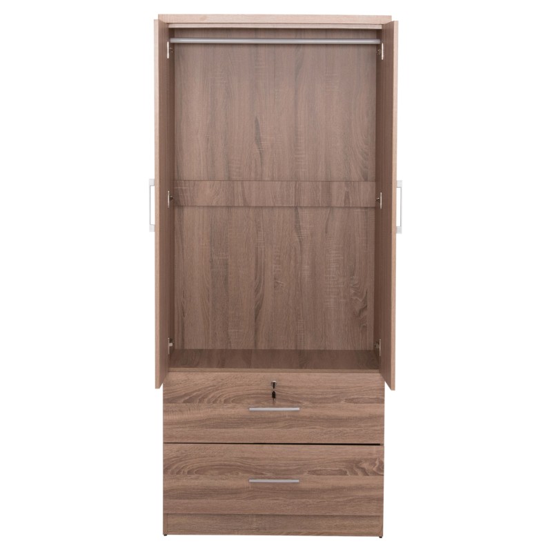ΝΤΟΥΛΑΠΑ ΜΕ ΣΥΡΤΑΡΙΑ REINA HM2484.11 SONAMA OAK ΜΕΛΑΜΙΝΗ 80x48x183Υεκ.