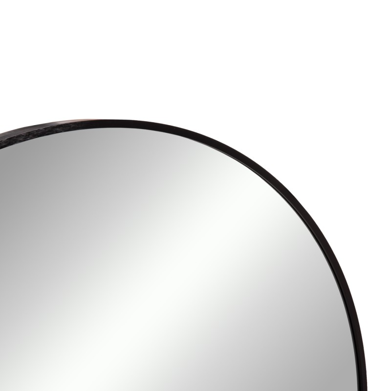 ΚΑΘΡΕΠΤΗΣ ΤΟΙΧΟΥ ΣΕΙΡΑ ARCHER HM4498.01 ΠΛΑΙΣΙΟ ΣΤΡΟΓΓΥΛΟ ΑΛΟΥΜΙΝΙΟΥ ΜΑΥΡΟ Φ80εκ