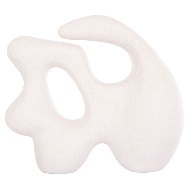 ΕΠΙΤΡΑΠΕΖΙΟ ΚΕΡΑΜΙΚΟ ΔΙΑΚΟΣΜΗΤΙΚΟ ΣΕΙΡΑ ISIL HM4596 ΚΡΥΣΤΑΛΛ.ΥΠΟΛΕΥΚΟ 33x14x29Υ εκ