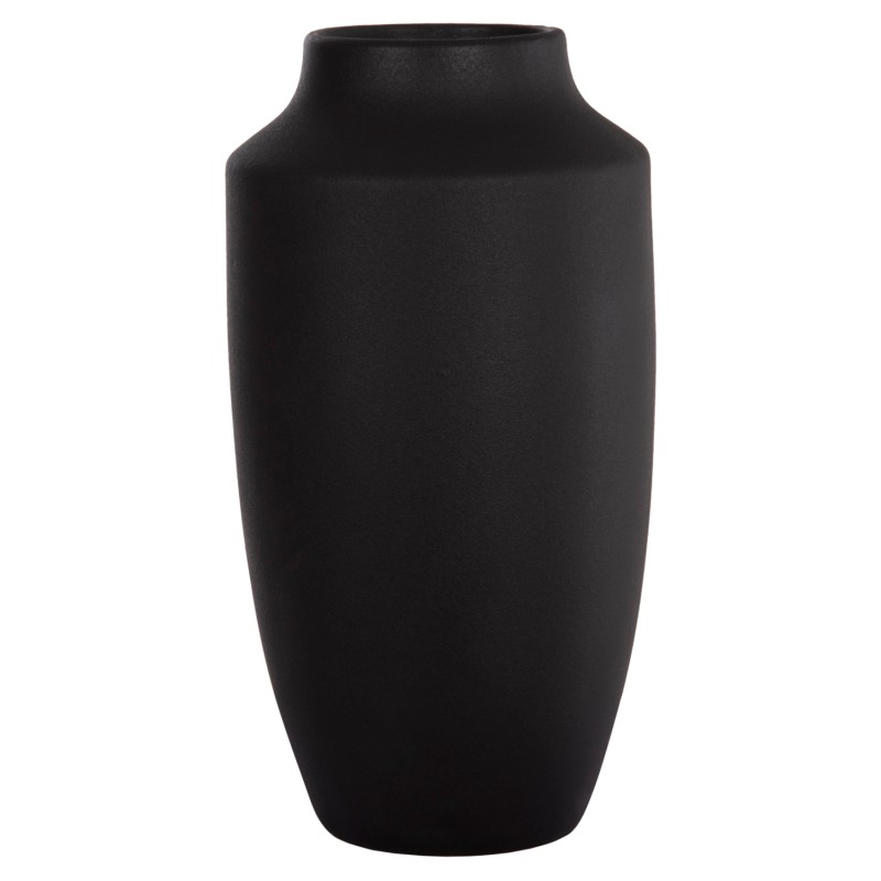 ΕΠΙΤΡΑΠΕΖΙΟ ΚΕΡΑΜΙΚΟ ΔΙΑΚΟΣΜΗΤΙΚΟ ΒΑΖΟ GALAD HM4588.02 ΜΑΥΡΟ ΜΑΤ Φ16x32Υεκ