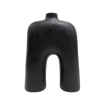 ΕΠΙΤΡΑΠΕΖΙΟ ΚΕΡΑΜΙΚΟ ΔΙΑΚΟΣΜΗΤΙΚΟ ΣΕΙΡΑ ISIL HM4599.02 ΜΑΥΡΟ ΜΑΤ 22x8x29Υεκ