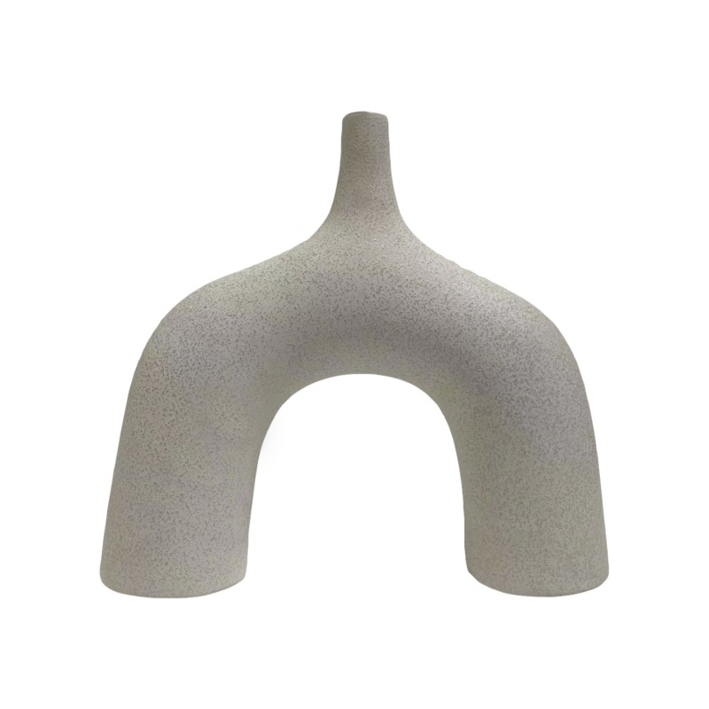 ΕΠΙΤΡΑΠΕΖΙΟ ΚΕΡΑΜΙΚΟ ΔΙΑΚΟΣΜΗΤΙΚΟ ΣΕΙΡΑ ISIL HM4601.01 ΚΡΥΣΤΑΛΛ.ΥΠΟΛΕΥΚΟ 35x10x32.5Υεκ