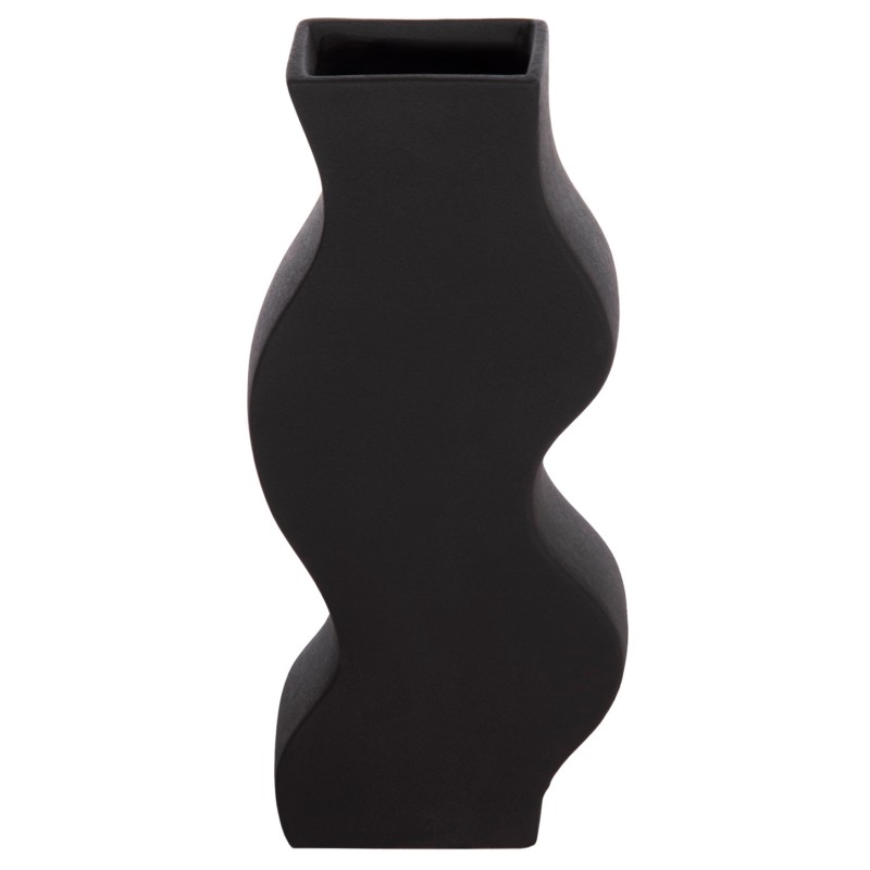 ΕΠΙΤΡΑΠΕΖΙΟ ΚΕΡΑΜΙΚΟ ΔΙΑΚΟΣΜΗΤΙΚΟ ΣΕΙΡΑ SEBOR HM4589.02 ΜΑΥΡΟ ΜΑΤ 14x6.5x30Υεκ