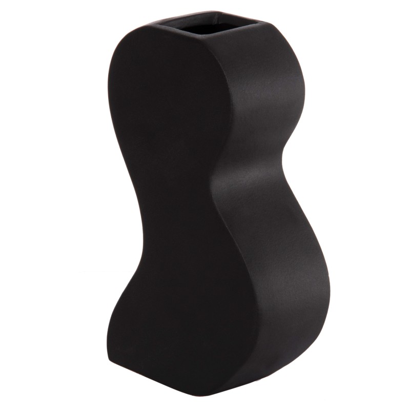 ΕΠΙΤΡΑΠΕΖΙΟ ΚΕΡΑΜΙΚΟ ΔΙΑΚΟΣΜΗΤΙΚΟ ΣΕΙΡΑ SEBOR HM4590.02 MATTE BLACK 13x6x22Υεκ