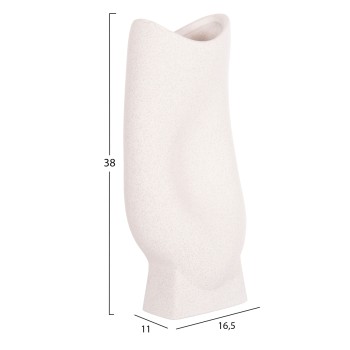 ΕΠΙΤΡΑΠΕΖΙΟ ΚΕΡΑΜΙΚΟ ΔΙΑΚΟΣΜΗΤΙΚΟ ΣΕΙΡΑ GLAΖΕ HM4609.01 ΚΡΥΣΤΑΛΛ.ΥΠΟΛΕΥΚΟ 16.5x11x38Υεκ