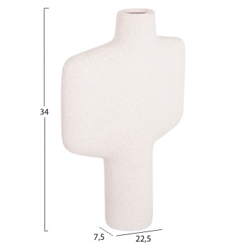 ΕΠΙΤΡΑΠΕΖΙΟ ΚΕΡΑΜΙΚΟ ΔΙΑΚΟΣΜΗΤΙΚΟ ΣΕΙΡΑ ARKEN HM4622.01 ΚΡΥΣΤΑΛΛ.ΥΠΟΛΕΥΚΟ 22.5x7.5x34Υεκ