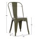 ΚΑΡΕΚΛΑ ΜΕΤΑΛΛΙΚΗ MELITA-PRO HM8641.43 ΣΕ DARK OLIVE GREEN 43x50x82Υεκ. ΚΑΡΕΚΛΑ ΜΕΤΑΛΛΙΚΗ MELITA-PRO HM8641.43 ΣΕ DARK OLIVE GREEN 44x47x84.5Υεκ.