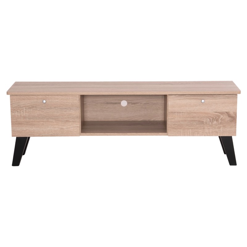 ΕΠΙΠΛΟ ΤΗΛΕΟΡΑΣΗΣ IREN HM2481.01 ΜΕΛΑΜΙΝΗ ΣΕ SONAMA OAK-ΜΑΥΡΟ 120x32,5-34x41Yεκ.