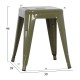 ΣΚΑΜΠΟ ΜΕΤΑΛΛΙΚΟ MELITA HM0096.43 ΣΕ DARK OLIVE ΧΡΩΜΑ 37x37x45Υεκ. ΣΚΑΜΠΟ ΜΕΤΑΛΛΙΚΟ MELITA HM0096.43 ΣΕ DARK OLIVE ΧΡΩΜΑ 37x37x45Υεκ.