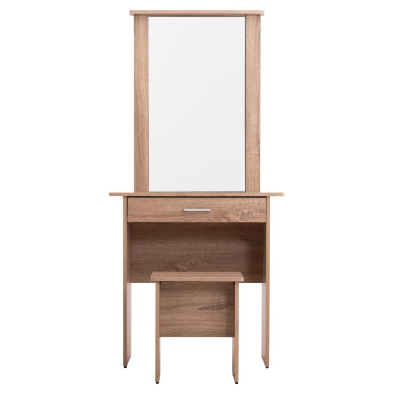 ΤΟΥΑΛΕΤΑ ΜΕ ΚΑΘΡΕΠΤΗ & ΣΚΑΜΠΟ CRYSTEL HM9938.11 ΜΕΛΑΜΙΝΗ SONAMA OAK 74x39x155Υεκ.