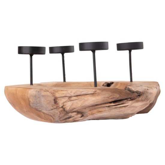 ΕΠΙΤΡΑΠΕΖΙΟ ΚΗΡΟΠΗΓΙΟ/BOWL FRAN HM4390 ΞΥΛΟ ΤΕΑΚ-ΜΕΤΑΛΛΟ 30x30x7-15Υεκ. ΕΠΙΤΡΑΠΕΖΙΟ ΚΗΡΟΠΗΓΙΟ/BOWL FRAN HM4390 ΞΥΛΟ ΤΕΑΚ-ΜΕΤΑΛΛΟ 30x30x7-15Υεκ.